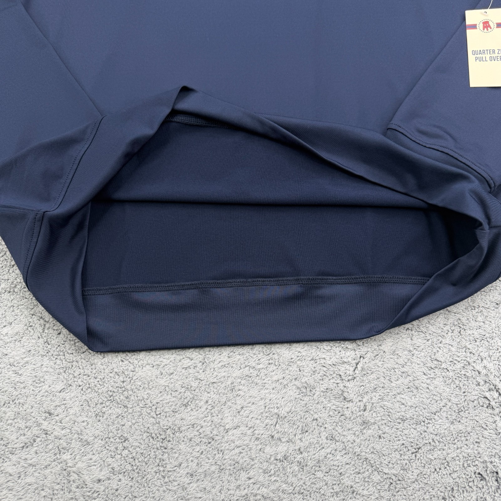 Barstool Sports Quarter Zip Pullover Mens Medium Navy Blue Girl Dad Fathers Day — image 6 of 8